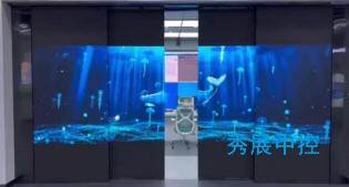 2组左右开合伸缩屏